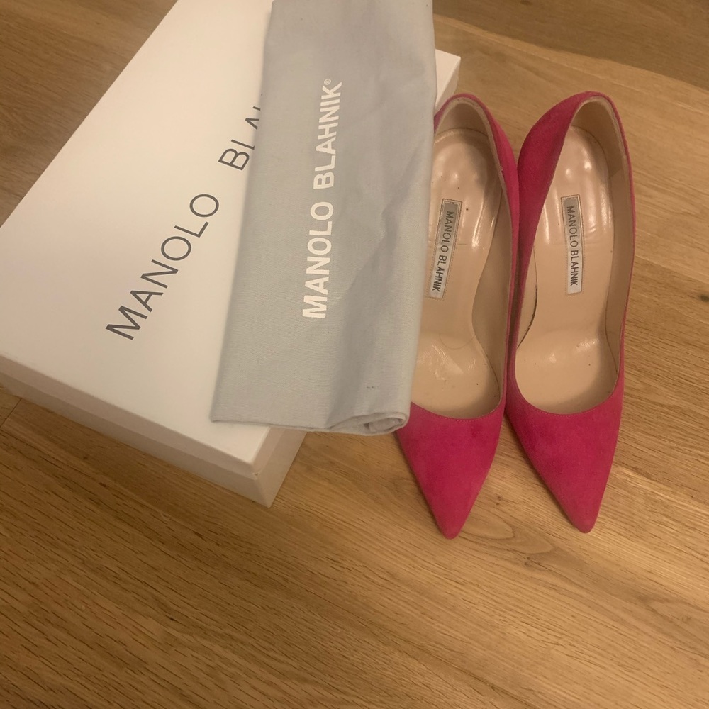 Hot pink manolo Blahnik size 5.5
